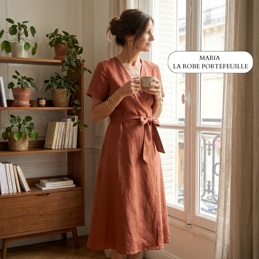 Maria - La robe portefeuille