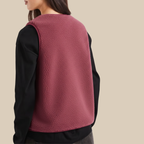 La veste sans manches réversible