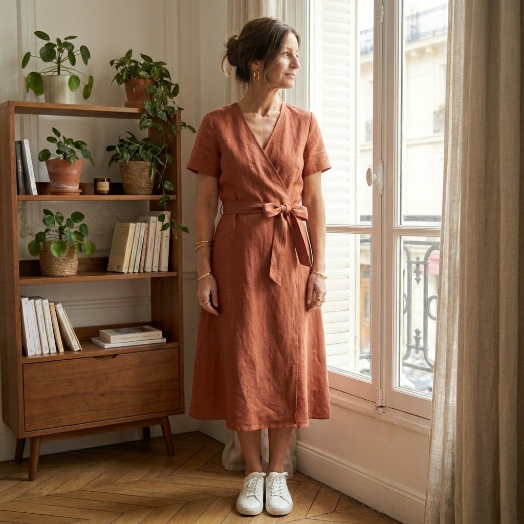 Maria - La robe portefeuille