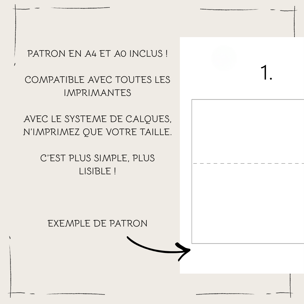 Le Kit "Mes Premiers Pas" - 5 Patrons