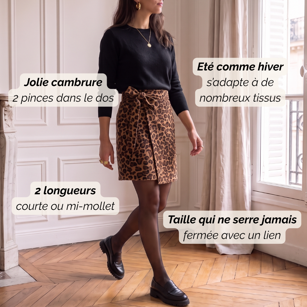 La Jupe Portefeuille - Paula