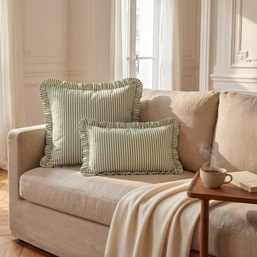 Tic & Tac - Les Coussins à Fronces